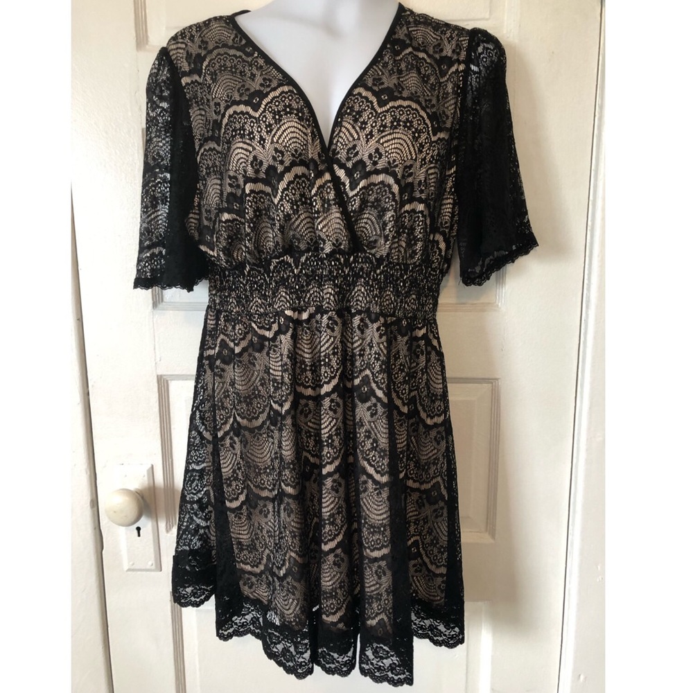 Style & co. Lace short dress tunic xl 1x 2x